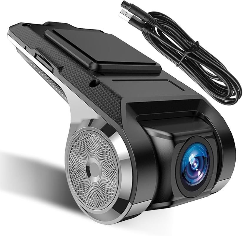 Inefala USB Car DVR Camera with 32GB Card, ADAS, Night Vision