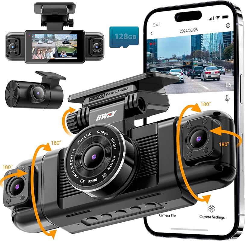 IIWEY N5 4-Channel Dash Cam