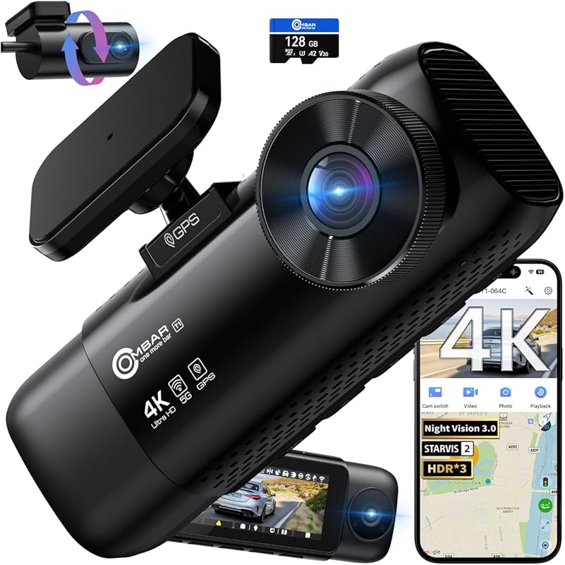 OMBAR T1 4K Dash Cam