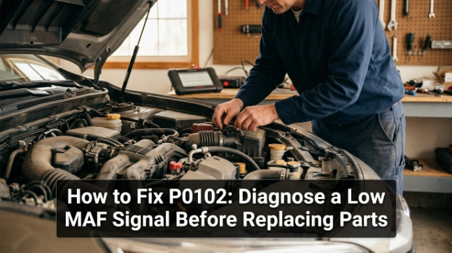 How to Fix P0102 Diagnose a Low MAF Signal Before Replacing Parts