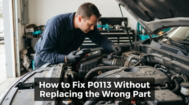 How to Fix P0113 Without Replacing the Wrong Part