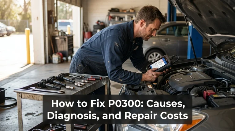 How to Fix P0300 Causes, Diagnosis, and Repair Costs