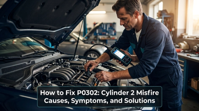 How to Fix P0302 Cylinder 2 Misfire Causes, Symptoms, and Solutions