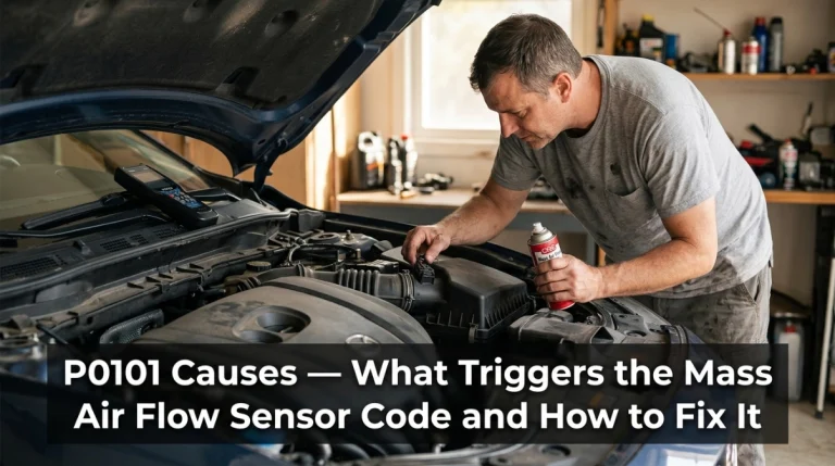 P0101 Causes — What Triggers the Mass Air Flow Sensor Code and How to Fix It