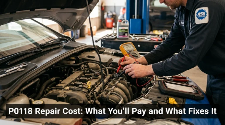 P0118 Repair Cost What You’ll Pay and What Fixes It