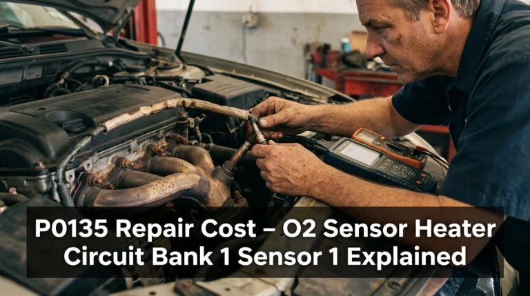P0135 Repair Cost – O2 Sensor Heater Circuit Bank 1 Sensor 1 Explained