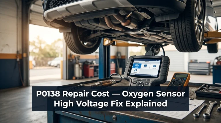 P0138 Repair Cost — Oxygen Sensor High Voltage Fix Explained