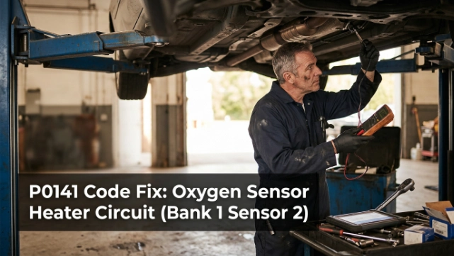 P0141 Code Fix Oxygen Sensor Heater Circuit (Bank 1 Sensor 2)