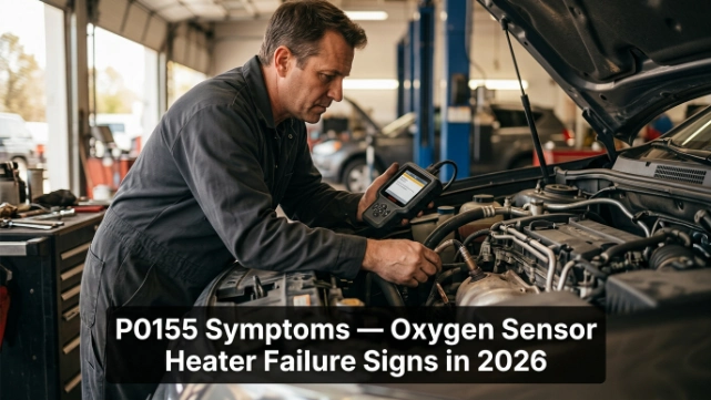 P0155 Symptoms — Oxygen Sensor Heater Failure Signs in 2026