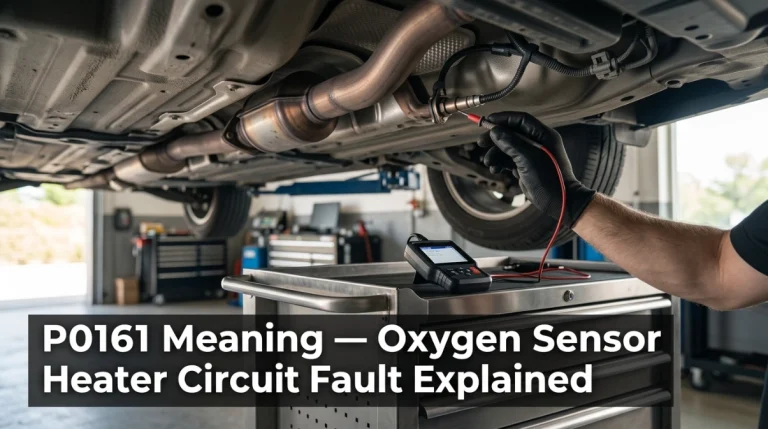P0161 Meaning — Oxygen Sensor Heater Circuit Fault Explained