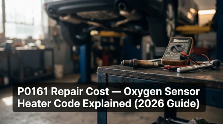 P0161 Repair Cost — Oxygen Sensor Heater Code Explained (2026 Guide)