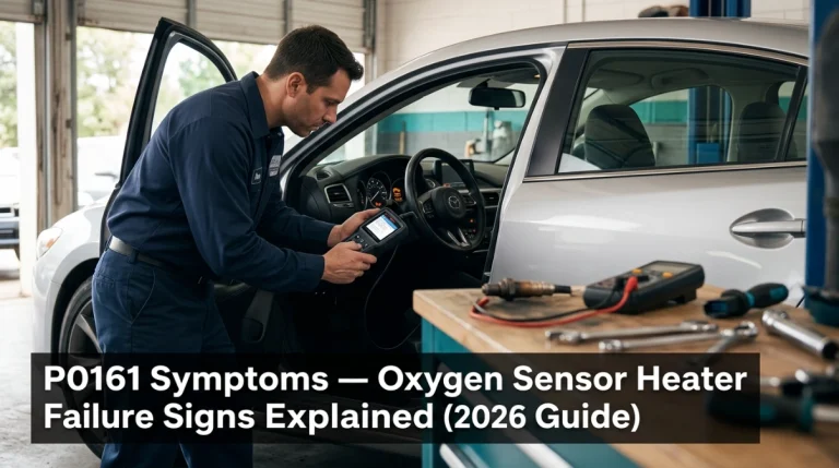 P0161 Symptoms — Oxygen Sensor Heater Failure Signs Explained (2026 Guide)