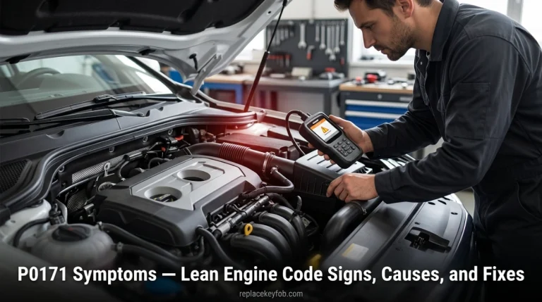 P0171 Symptoms — Lean Engine Code Signs, Causes, and Fixes