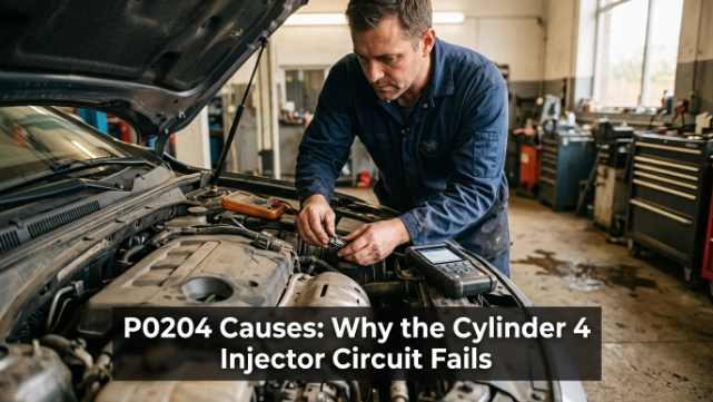 P0204 Causes Why the Cylinder 4 Injector Circuit Fails