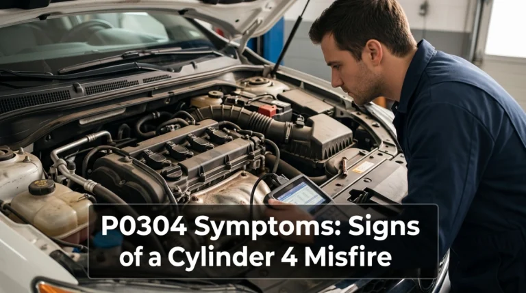 P0304 Symptoms Signs of a Cylinder 4 Misfire
