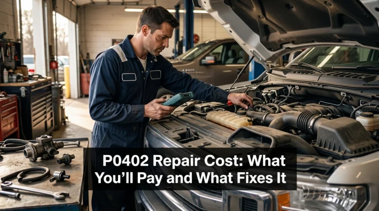P0402 Repair Cost What You’ll Pay and What Fixes It
