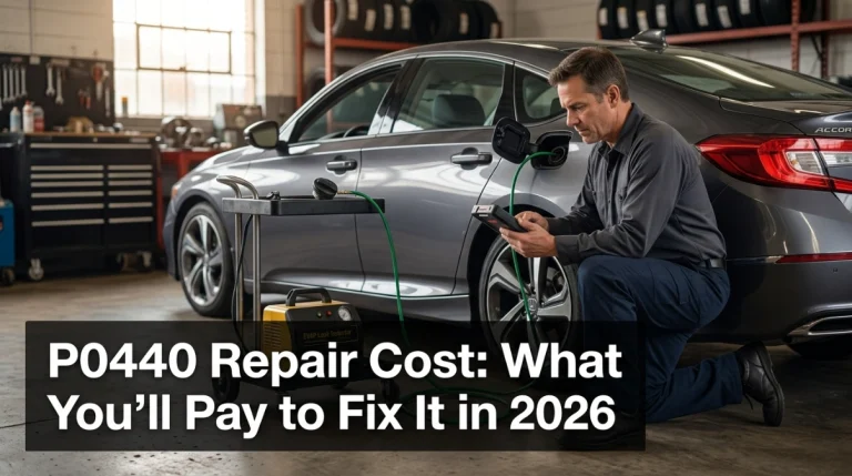 P0440 Repair Cost What You’ll Pay to Fix It in 2026