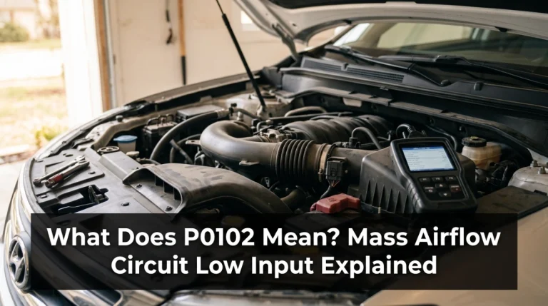 What Does P0102 Mean Mass Airflow Circuit Low Input Explained
