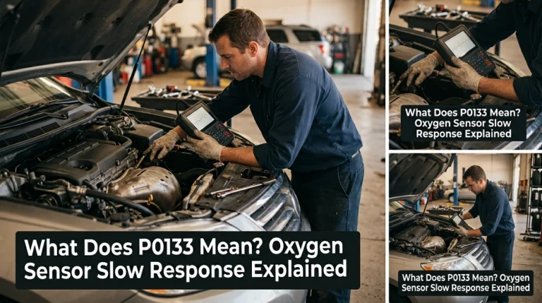 What Does P0133 Mean Oxygen Sensor Slow Response Explained