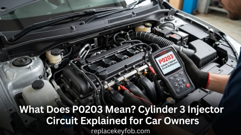 What Does P0203 Mean Cylinder 3 Injector Circuit Explained for Car Owners