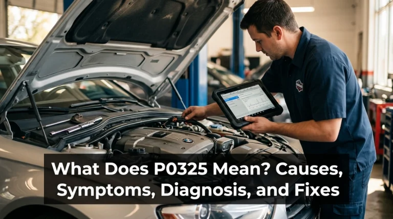 What Does P0325 Mean Causes, Symptoms, Diagnosis, and Fixes
