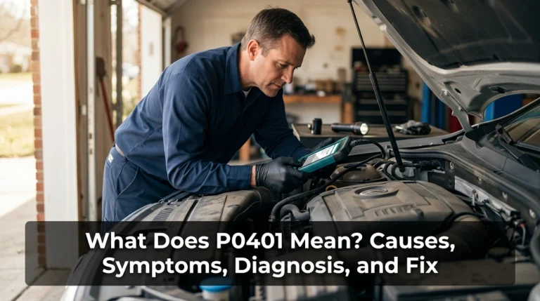 What Does P0401 Mean Causes, Symptoms, Diagnosis, and Fix