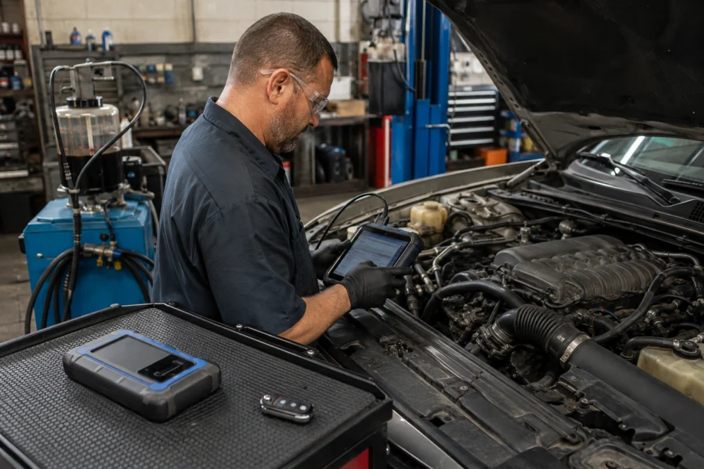 OBD2 scanner and automotive key fob programming tools