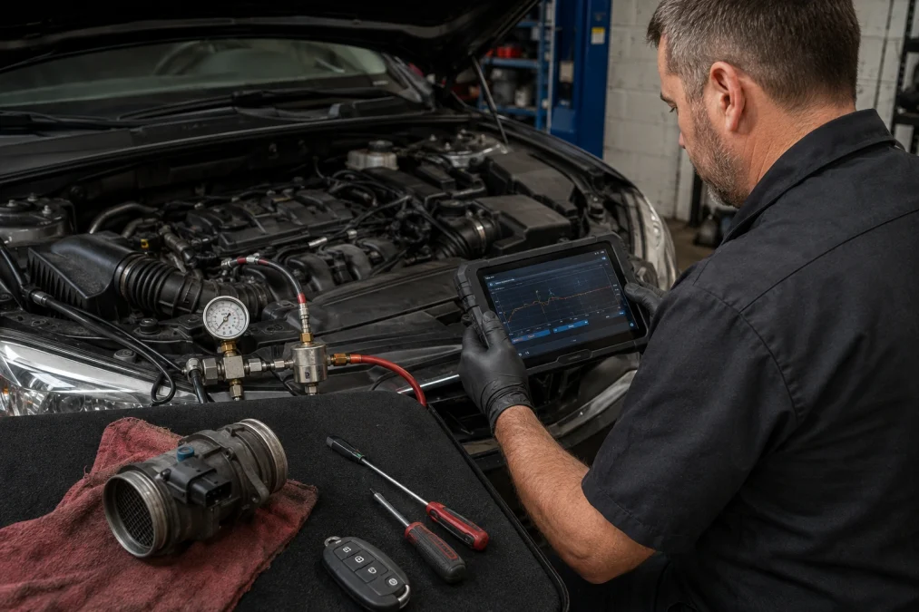 Professional testing before approving a P0172 repair cost estimate