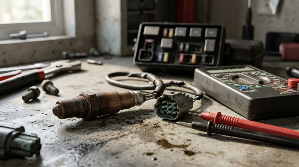 Failed heater wiring, corroded connector and fuse inspected as common P0135 causes