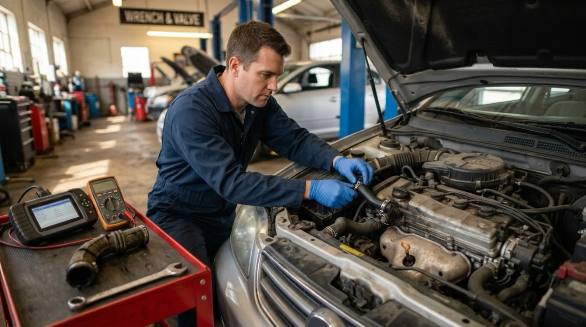 What does P0411 mean during repair of a confirmed secondary air injection system fault