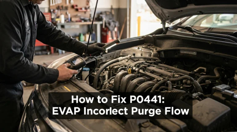 How to Fix P0441 EVAP Incorrect Purge Flow