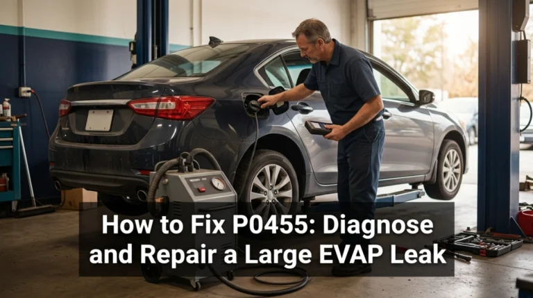 How to Fix P0455 Diagnose and Repair a Large EVAP Leak