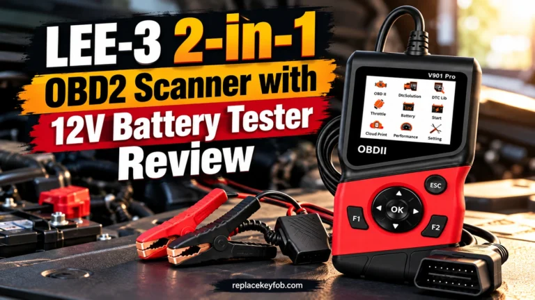 LEE-3 2-in-1 OBD2 Scanner with 12V Battery Tester Review