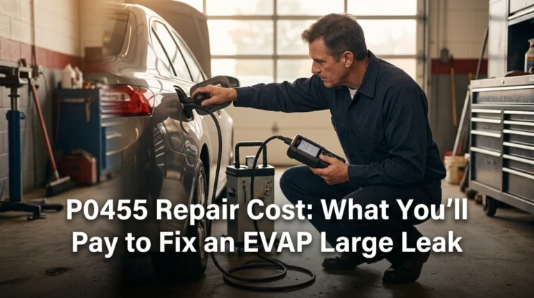 P0455 Repair Cost What You’ll Pay to Fix an EVAP Large Leak