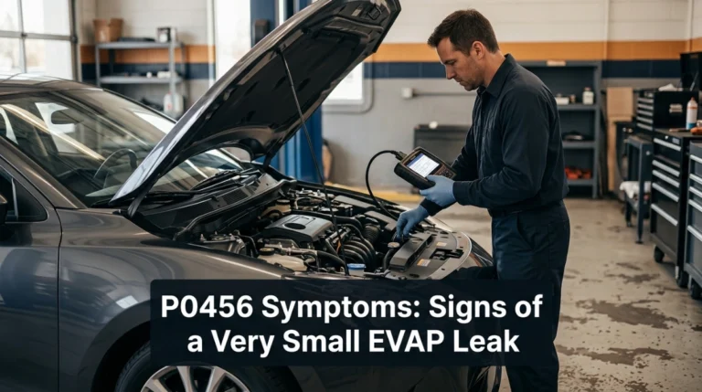 P0456 Symptoms Signs of a Very Small EVAP Leak