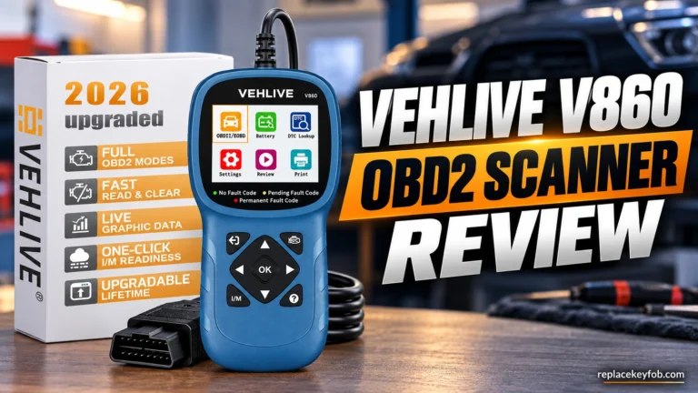 VEHLIVE V860 OBD2 Scanner Review