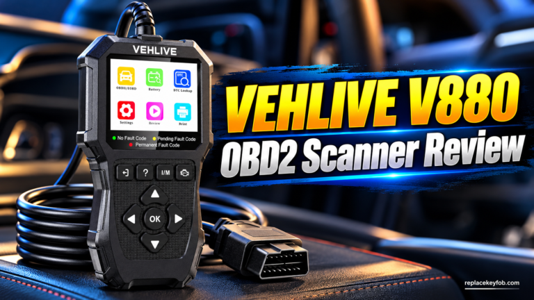 VEHLIVE V880 OBD2 Scanner Review