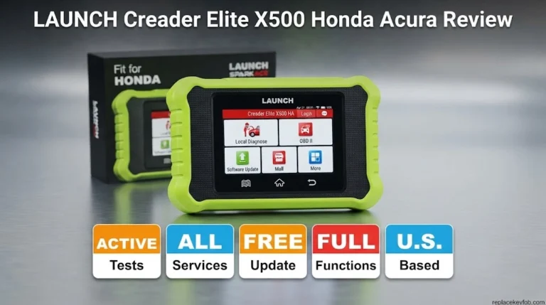 LAUNCH Creader Elite X500 Honda Acura Review