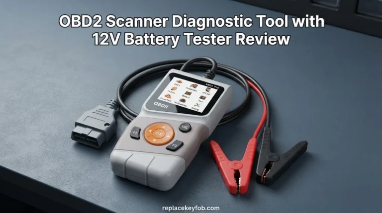 OBD2 Scanner Diagnostic Tool with 12V Battery Tester