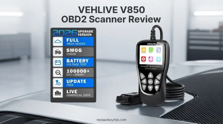VEHLIVE V850 OBD2 Scanner Review
