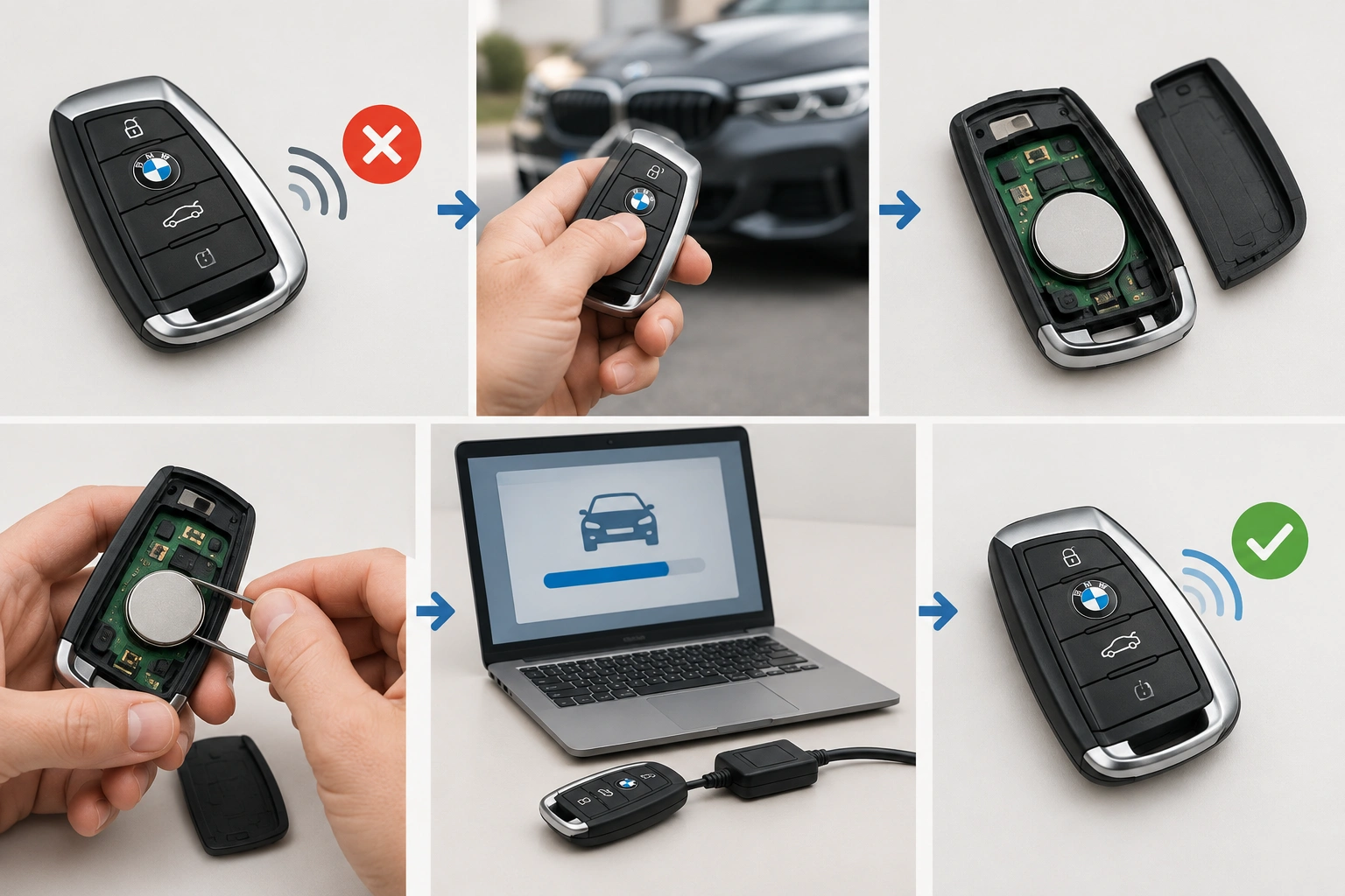 BMW key fob troubleshooting guide