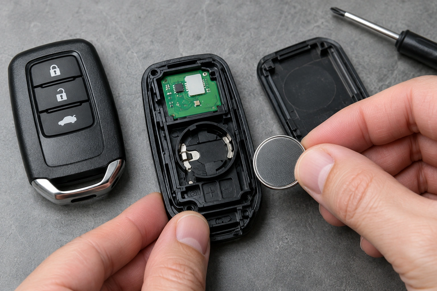 Honda key fob battery replacement