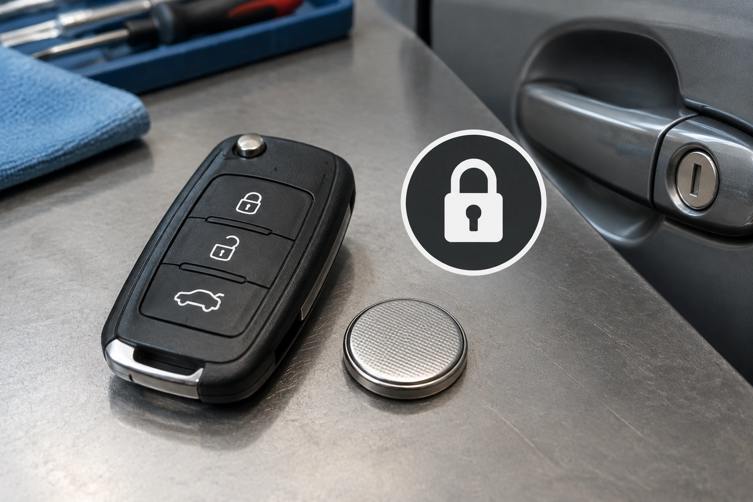 Key fob battery and unlock button troubleshooting